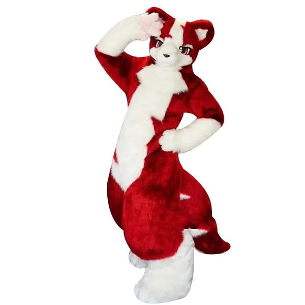 mascot costumes long fur husky dog fox fursuit furry mascot costume suit fancy dress outdoor outfit fur suit, Red;yellow
mascot costumes long fur husky dog fox fursuit furry mascot costume suit fancy dress outdoor outfit fur suit, Red;yellow