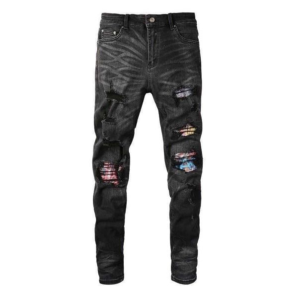 jeans mens am1r1 trousers pants mirri ripped fashion designer brand color slim fit men's high street hip hop leisure cool niche ins cel, Blue
jeans mens am1r1 trousers pants mirri ripped fashion designer brand color slim fit men's high street hip hop leisure cool niche ins cel, Blue