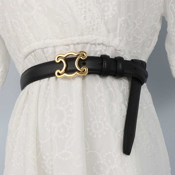 belts new design sense hollowed out triumphal arch metal button leather cowhide thin jeans coat belt, Black;brown
belts new design sense hollowed out triumphal arch metal button leather cowhide thin jeans coat belt, Black;brown