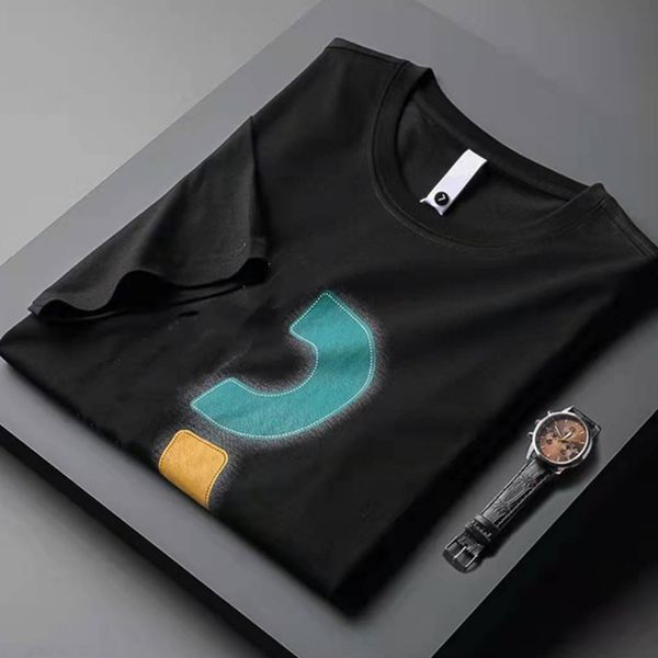 men's t shirts summer new light luxury short sleeve t-shirt men's mercerized cotton slim letter t-shirt male round neck fashion cl, White;black
men's t shirts summer new light luxury short sleeve t-shirt men's mercerized cotton slim letter t-shirt male round neck fashion cl, White;black