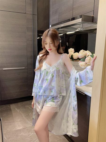 bikini swimsuit pajamas set soft women satin sleepwear lingerie 3 piece silk pjs cami and shorts sleep camisole nightwear gift, White;black
bikini swimsuit pajamas set soft women satin sleepwear lingerie 3 piece silk pjs cami and shorts sleep camisole nightwear gift, White;black