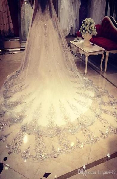 2020 sparkling rhinestone chapel bridal veils luxury long applique beaded perfect handmade wedding veils bridal acces6222900, Black
2020 sparkling rhinestone chapel bridal veils luxury long applique beaded perfect handmade wedding veils bridal acces6222900, Black