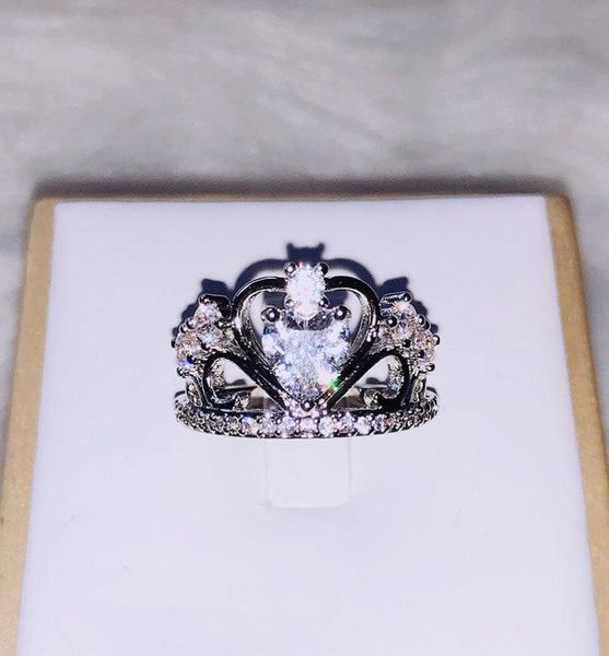 wedding rings heartshaped crown zircon ring elegant temperament ladies jewelry romantic birthday giftwedding7272128, Slivery;golden
wedding rings heartshaped crown zircon ring elegant temperament ladies jewelry romantic birthday giftwedding7272128, Slivery;golden
