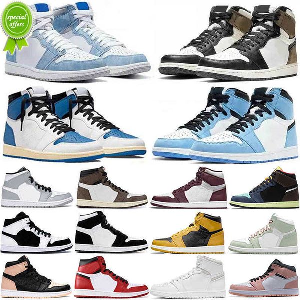 2023 og jumpman 1 mens basketball shoes 1s sneakers starfish lost found bred patent university blue stage haze yellow toe hyper royal, Black 
2023 og jumpman 1 mens basketball shoes 1s sneakers starfish lost found bred patent university blue stage haze yellow toe hyper royal, Black