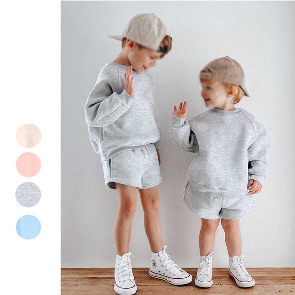 clothing sets children kids outfits autumn suits solid cotton shortslong sleeve sweatshirt clothes for toddler boys girls tracksuit sets p, White
clothing sets children kids outfits autumn suits solid cotton shortslong sleeve sweatshirt clothes for toddler boys girls tracksuit sets p, White