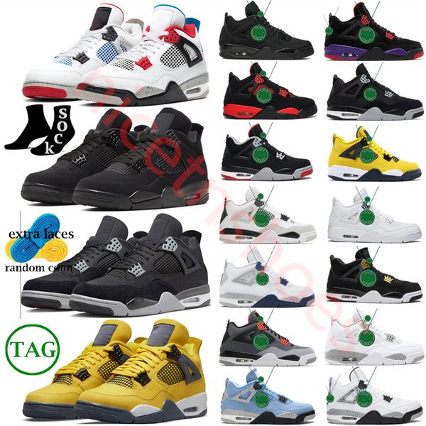 craft jumpman 4 men basketball shoes midnight black canvas university blue seafoam red thunder womens mens trainers