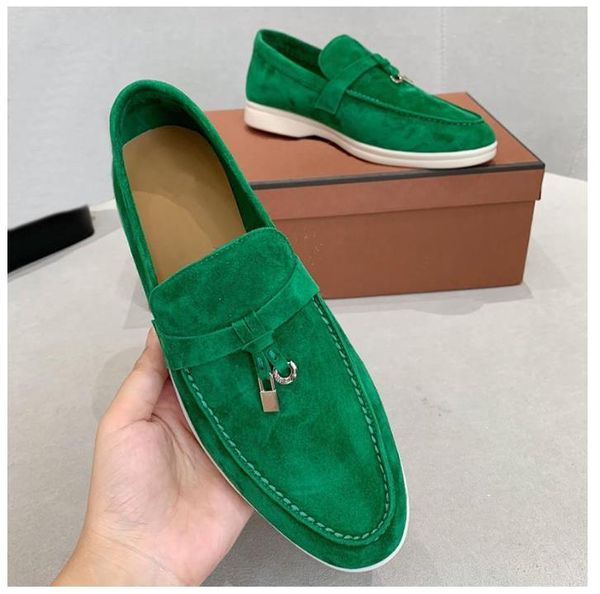 lp piana shoes summer charms embellished walk suede loafers apricot genuine leather men casual slip on flats women luxury designers flat dre, Black
lp piana shoes summer charms embellished walk suede loafers apricot genuine leather men casual slip on flats women luxury designers flat dre, Black