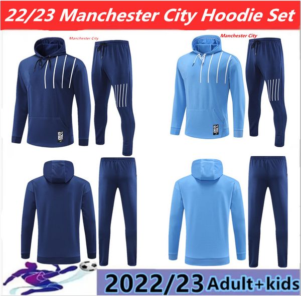 22 23 city hoodie tracksuit soccer jersey kids football training men suit tracksuits survetement foot chandal jogging kits sets, Black
22 23 city hoodie tracksuit soccer jersey kids football training men suit tracksuits survetement foot chandal jogging kits sets, Black