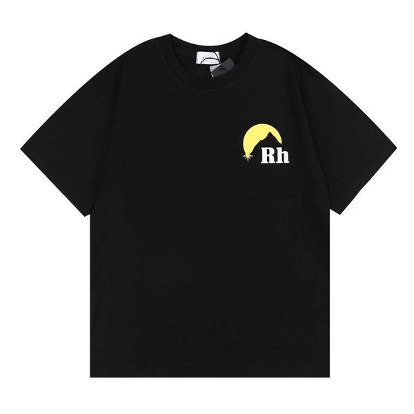 g6ct men's and women's high street t shirt fashion brand rhude oversized casual character print short-sleeved tee loose simple mou, White
g6ct men's and women's high street t shirt fashion brand rhude oversized casual character print short-sleeved tee loose simple mou, White