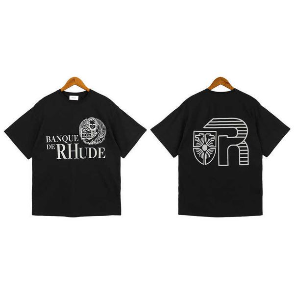 gryi men's and women's high street t shirt fashion brand rhude oversized letter print short sleeve summer loose casual half sleeve, White
gryi men's and women's high street t shirt fashion brand rhude oversized letter print short sleeve summer loose casual half sleeve, White
