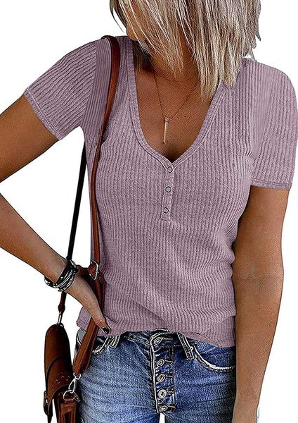 women's knit 2023 short sleeve button v neck ribbed shirts summer solid color casual teez74v, White
women's knit 2023 short sleeve button v neck ribbed shirts summer solid color casual teez74v, White