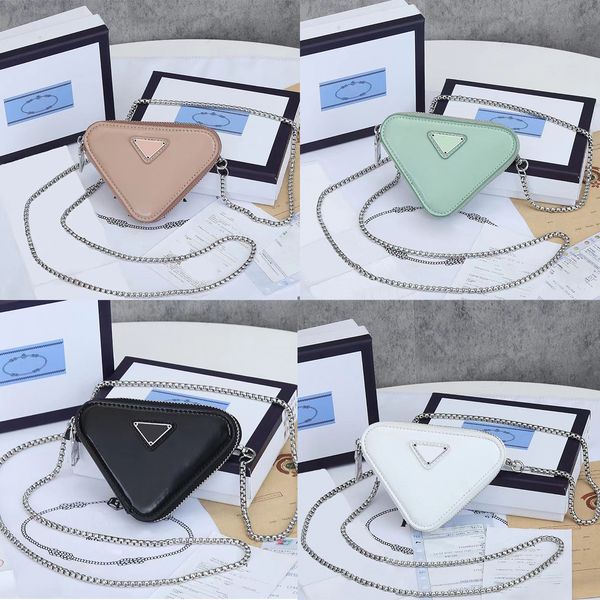 evening bags mini chain triangle bag fashion coin purse crossbody shoulder bags genuine leather handbag pure color clutch women wallets pock
evening bags mini chain triangle bag fashion coin purse crossbody shoulder bags genuine leather handbag pure color clutch women wallets pock