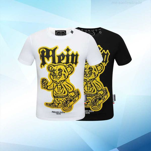 luxury philippuep lein philippuepe brand summer pp men's short sleeve drill bear cotton t-shirt desigers, White;black
luxury philippuep lein philippuepe brand summer pp men's short sleeve drill bear cotton t-shirt desigers, White;black