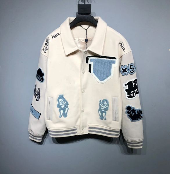 designer jackets bomber mens wind breaker varsity mens baseball hip hop harajuku letter patchwork wearer men coats, Black;brown
designer jackets bomber mens wind breaker varsity mens baseball hip hop harajuku letter patchwork wearer men coats, Black;brown