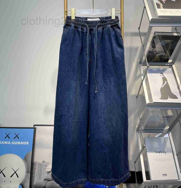 women's jeans designer 22 early autumn new straight drawstring cropped pants fashion embroidery design high waist loose jeans women hn6, Blue
women's jeans designer 22 early autumn new straight drawstring cropped pants fashion embroidery design high waist loose jeans women hn6, Blue