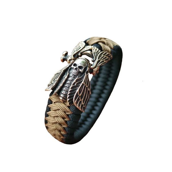 climbing ropes 1 set diy part paracord clasp bracelet buckle death's head white brass cicada edc wear gift for men women 230314
climbing ropes 1 set diy part paracord clasp bracelet buckle death's head white brass cicada edc wear gift for men women 230314