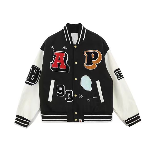 men's jackets baseball brand vintage bomber coats letter embroidery autumn men hip hop loose varsity size m-3xl 2 yz0o, Black;brown
men's jackets baseball brand vintage bomber coats letter embroidery autumn men hip hop loose varsity size m-3xl 2 yz0o, Black;brown