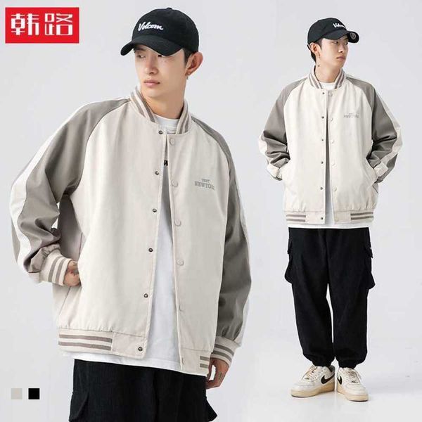 men's jackets hanlu men's 2023 spring new color contrast design baseball jacket trend loose versatile jacket, Black;brown
men's jackets hanlu men's 2023 spring new color contrast design baseball jacket trend loose versatile jacket, Black;brown