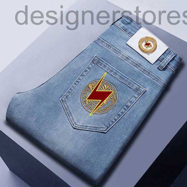 men's jeans designer embroidered jeans men's fashion new elastic slim straight tube 6awj, Blue
men's jeans designer embroidered jeans men's fashion new elastic slim straight tube 6awj, Blue