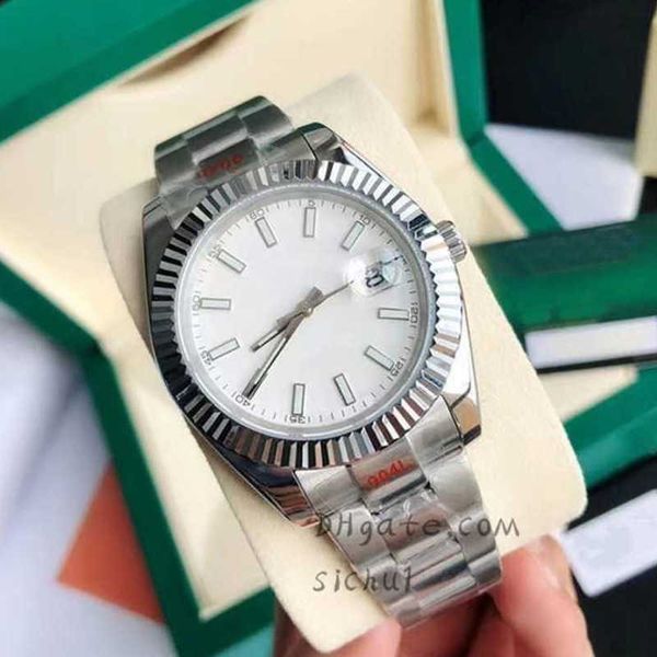 luxury watch men's automatic 36/41mm 904l all stainless steel designer mechanical wristwatch super bright waterproof sapphire glass wat, Slivery;black
luxury watch men's automatic 36/41mm 904l all stainless steel designer mechanical wristwatch super bright waterproof sapphire glass wat, Slivery;black