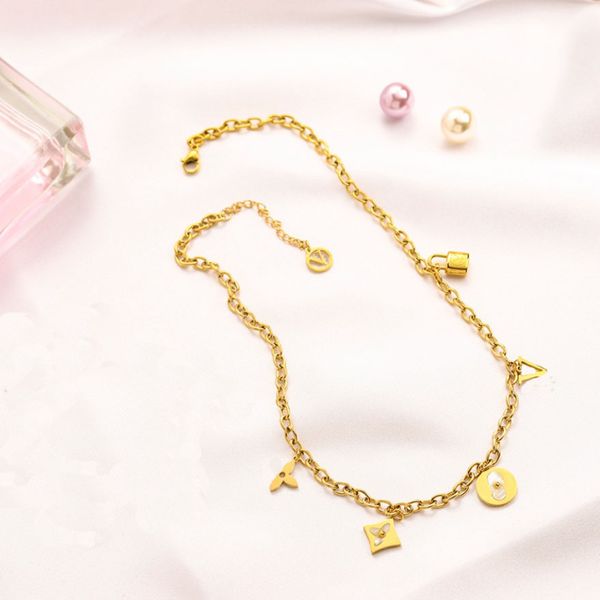 2022 fashion gold plated stainless steel necklaces choker flower letter pendant statement fashion womens necklace wedding jewelry, Silver
2022 fashion gold plated stainless steel necklaces choker flower letter pendant statement fashion womens necklace wedding jewelry, Silver