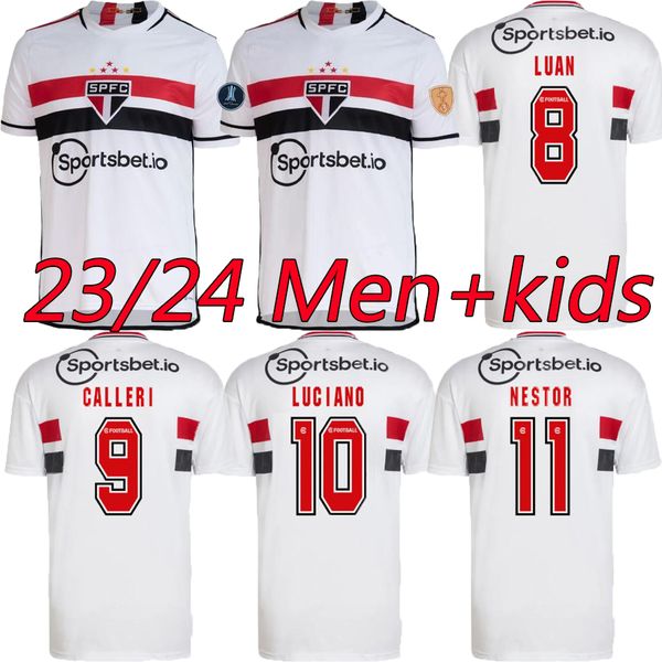 2023 2024 sao paulo fc soccer jerseys luciano home rafinha calleri alisson pablo maia pele eterno men kids kit football shirt, Black;yellow
2023 2024 sao paulo fc soccer jerseys luciano home rafinha calleri alisson pablo maia pele eterno men kids kit football shirt, Black;yellow