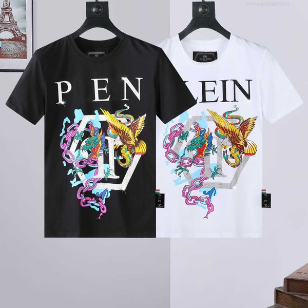 luxury philippuep lein philip pulan spring summer short sleeve men's round neck t-shirt domineering personality casual couple pp diamon, White;black
luxury philippuep lein philip pulan spring summer short sleeve men's round neck t-shirt domineering personality casual couple pp diamon, White;black