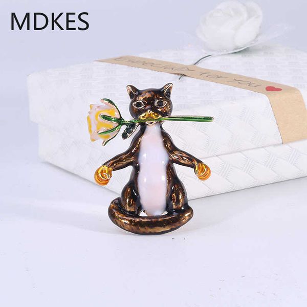 pins brooches cute and funny cartoon creative alloy nozzle bit rose cat brooch accessory pinl230315, Gray
pins brooches cute and funny cartoon creative alloy nozzle bit rose cat brooch accessory pinl230315, Gray