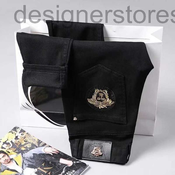men's jeans designer youth fashion autumn slightly elastic mid-raist cropped pants water wash combination loose straight tube male hara, Blue
men's jeans designer youth fashion autumn slightly elastic mid-raist cropped pants water wash combination loose straight tube male hara, Blue