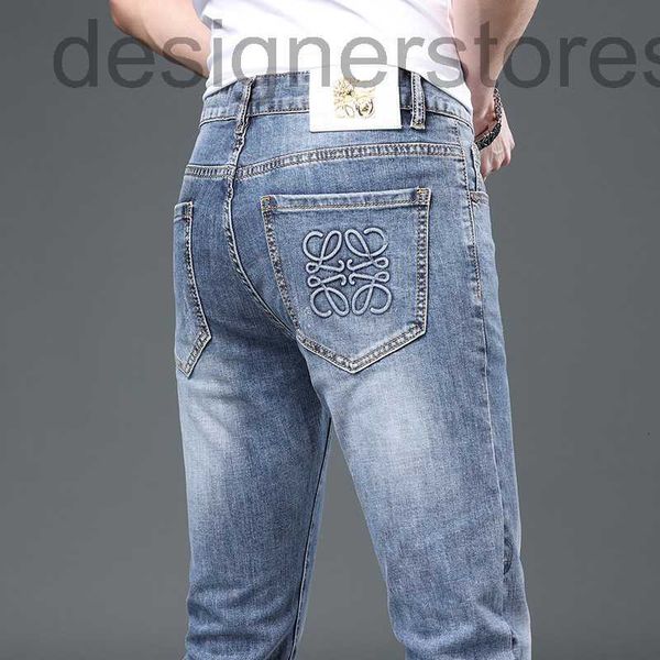 men's jeans designer light luxury fashion jeans men's new product slim fit small foot elastic casual l0j7, Blue
men's jeans designer light luxury fashion jeans men's new product slim fit small foot elastic casual l0j7, Blue