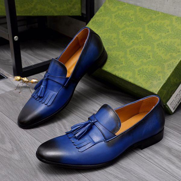 2023 mens dress shoes handmade formal business flats genuine leather suit work office shoes male brand tassels oxfords size 38-45, Black
2023 mens dress shoes handmade formal business flats genuine leather suit work office shoes male brand tassels oxfords size 38-45, Black