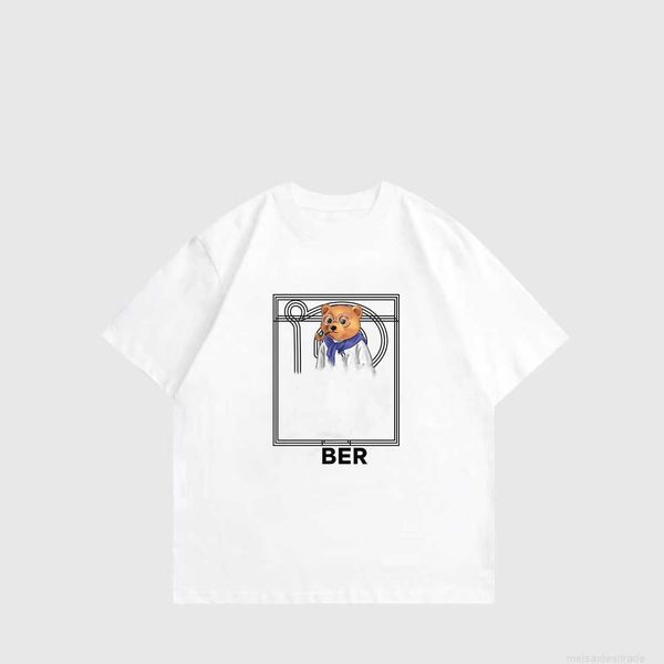 correct version b burbry luxury designer of 23ss bu 's new bear print round neck t-shirt casual high street versatile lovers with same, White;black
correct version b burbry luxury designer of 23ss bu 's new bear print round neck t-shirt casual high street versatile lovers with same, White;black