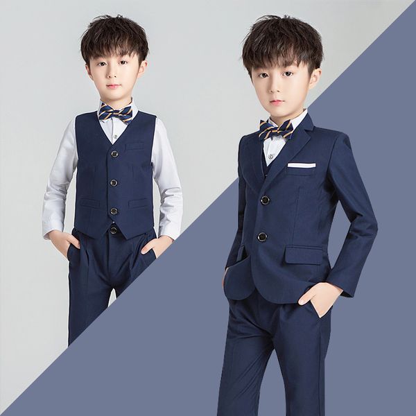 clothing sets ivory suit for kids wedding tuxedo point lapel jacket pants vest fashion boys blazer set slim fit outfit 12 years old w0222, White 
clothing sets ivory suit for kids wedding tuxedo point lapel jacket pants vest fashion boys blazer set slim fit outfit 12 years old w0222, White