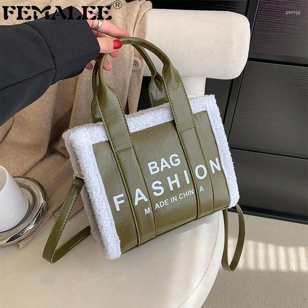 shoulder bags faux fur bordered messenger bag women's lambwool edged handbag letters pu handle large casual tote
shoulder bags faux fur bordered messenger bag women's lambwool edged handbag letters pu handle large casual tote