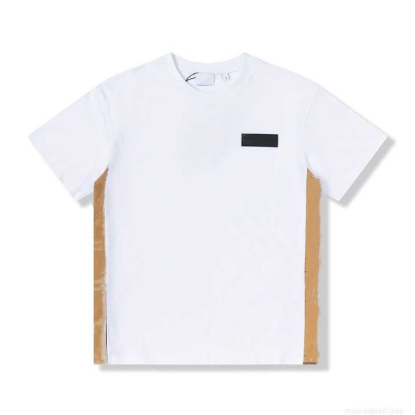 correct version b burbry luxury designer of 23ss bu 's new classic plaid short-sleeved t-shirt high-street versatile lovers same ins tr, White;black
correct version b burbry luxury designer of 23ss bu 's new classic plaid short-sleeved t-shirt high-street versatile lovers same ins tr, White;black