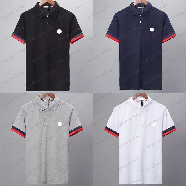 luxury brand mens designer polo t shirt summer fashion breathable short-sleeved lapel casual top, White;black
luxury brand mens designer polo t shirt summer fashion breathable short-sleeved lapel casual top, White;black