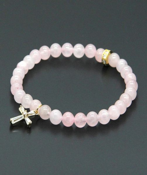 easter whole 10pcslot 6mm natural pink quatz crystal stone beads with micro paved clear zircons spacer cz beads cross bracele4751730, Golden;silver
easter whole 10pcslot 6mm natural pink quatz crystal stone beads with micro paved clear zircons spacer cz beads cross bracele4751730, Golden;silver