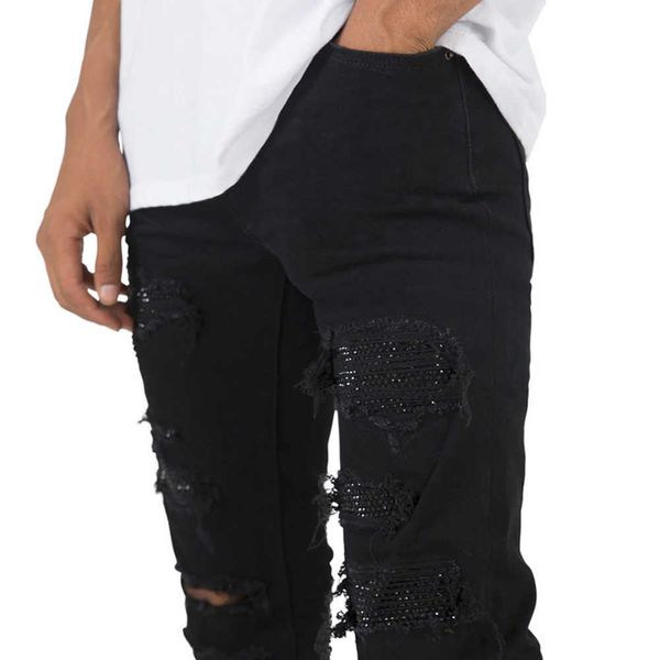 jeans mens am1r1 trousers pants mirri ripped fashion designer brand fit style hole black men's hip hop high street leisure cool niche i, Blue
jeans mens am1r1 trousers pants mirri ripped fashion designer brand fit style hole black men's hip hop high street leisure cool niche i, Blue