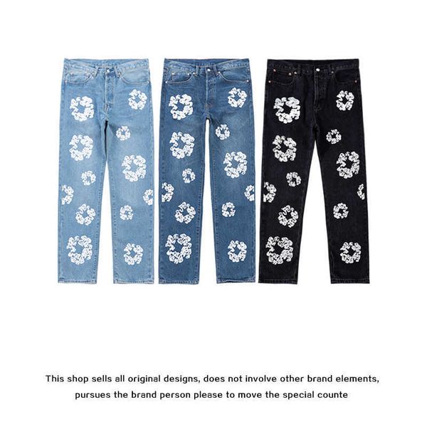 jeans mens am1r1 trousers pants mirri ripped fashion designer brand fog denim wash vintage men's high street hip hop leisure cool niche, Blue
jeans mens am1r1 trousers pants mirri ripped fashion designer brand fog denim wash vintage men's high street hip hop leisure cool niche, Blue