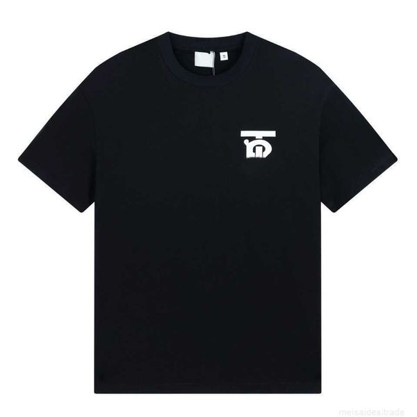 correct version b burbry luxury designer of 23ss bu 's classic glue-pressed letter short-sleeved t-shirt high street versatile couple&#, White;black
correct version b burbry luxury designer of 23ss bu 's classic glue-pressed letter short-sleeved t-shirt high street versatile couple&#, White;black