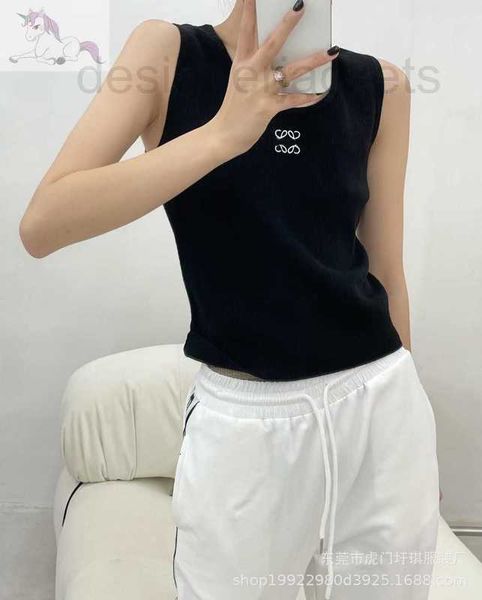 women's tanks & camis designer 2023 new l embroidery solid color knitted round neck sleeveless slim fit versatile long bottom tank wome, White
women's tanks & camis designer 2023 new l embroidery solid color knitted round neck sleeveless slim fit versatile long bottom tank wome, White