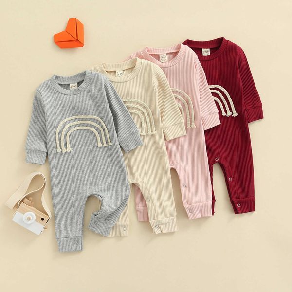 rompers citgeett autumn infant baby girls boys long sleeve romper rainbow pattern long sleeve jumpsuit spring clothes l230314, Blue
rompers citgeett autumn infant baby girls boys long sleeve romper rainbow pattern long sleeve jumpsuit spring clothes l230314, Blue
