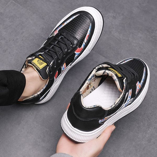 2023 luxury royal style men dress shoes designer loafers lace-up casual sneakers sapato social masculino heren schoenen, Black
2023 luxury royal style men dress shoes designer loafers lace-up casual sneakers sapato social masculino heren schoenen, Black