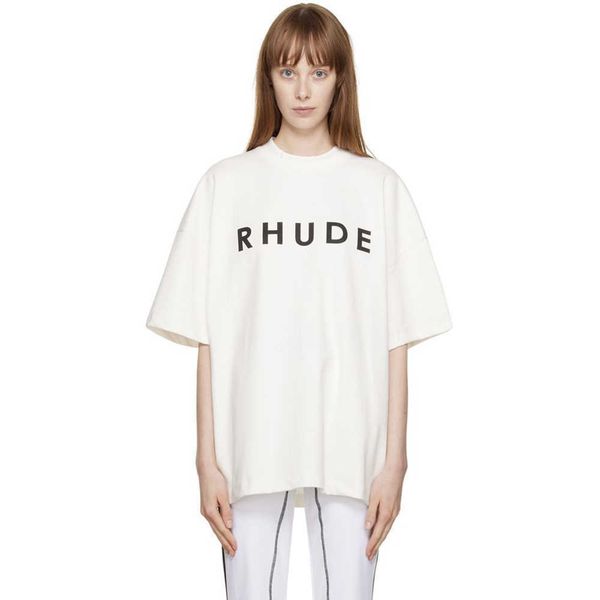 2lhj men's and women's high street t shirt fashion brand rhude oversized simple letter slogan print loose round neck pullover shor, White
2lhj men's and women's high street t shirt fashion brand rhude oversized simple letter slogan print loose round neck pullover shor, White