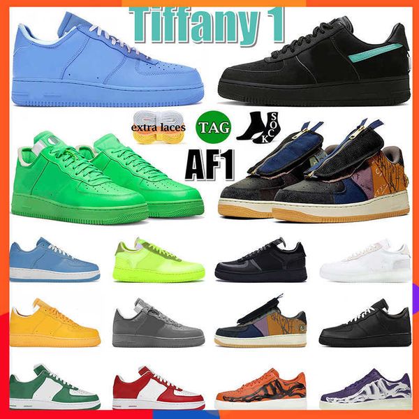 2023 new tiffany af1 sneakers running shoes designer airforce 1 offs white mca university blue brooklyn classic triple white volt ts travis, Black
2023 new tiffany af1 sneakers running shoes designer airforce 1 offs white mca university blue brooklyn classic triple white volt ts travis, Black