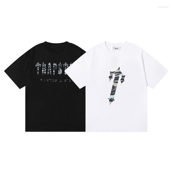 men's t shirts fasion military camouflage letters print trapstar shirt men women eu size cotton techwear skateboard tee, White;black
men's t shirts fasion military camouflage letters print trapstar shirt men women eu size cotton techwear skateboard tee, White;black