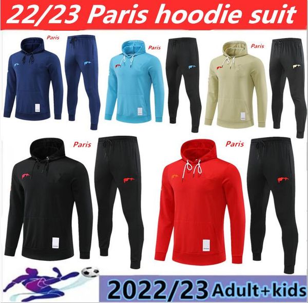 22 23 psgs soccer jerseys clown style tracksuit maillots football jacket paris hoodie survetement mbappe 2022 2023 men kids kit training sui, Black
22 23 psgs soccer jerseys clown style tracksuit maillots football jacket paris hoodie survetement mbappe 2022 2023 men kids kit training sui, Black