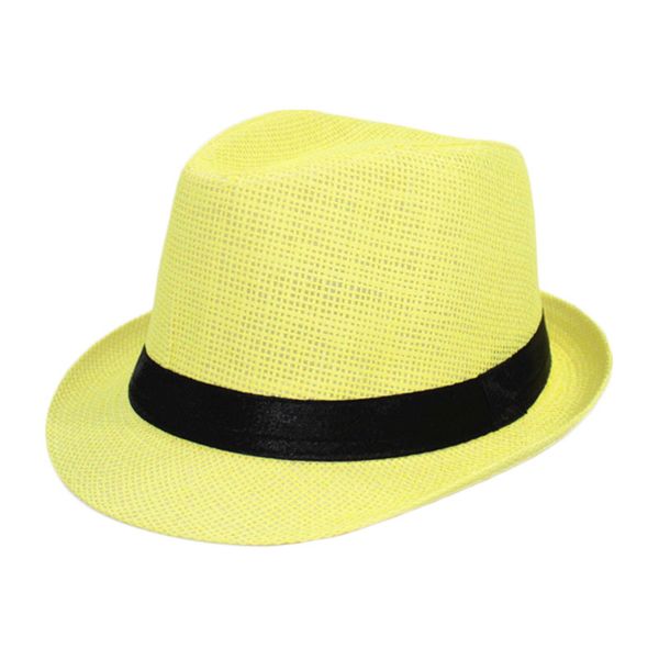 Unisex Women Men Straw Ribbon Curling Brim Jazz Fedora Panama Gangster Outdoor Beach Parent-Child Sun Hats, Fluorescent green
Unisex Women Men Straw Ribbon Curling Brim Jazz Fedora Panama Gangster Outdoor Beach Parent-Child Sun Hats, Fluorescent green