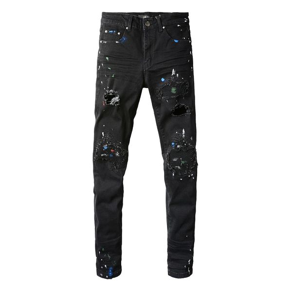2023 tikmens jeans distressed motorcycle biker jean rock skinny slim ripped hole stripe fashionable snake embroidery denim pant 889, Blue
2023 tikmens jeans distressed motorcycle biker jean rock skinny slim ripped hole stripe fashionable snake embroidery denim pant 889, Blue