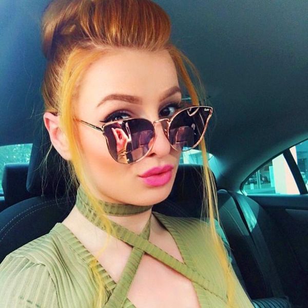 sunglasses quay cat eye women ladies shades all my love brand design female gradient cateye oculossunglasses, White;black
sunglasses quay cat eye women ladies shades all my love brand design female gradient cateye oculossunglasses, White;black
